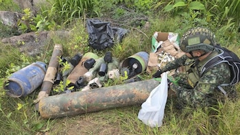 Incautación de más de una tonelada de explosivos en Norte de Santander pertenecientes al ELN