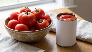 Tomates frescos o en lata: qué cambia en su aporte nutricional