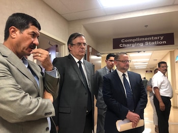 Ebrard llevó un mensaje de