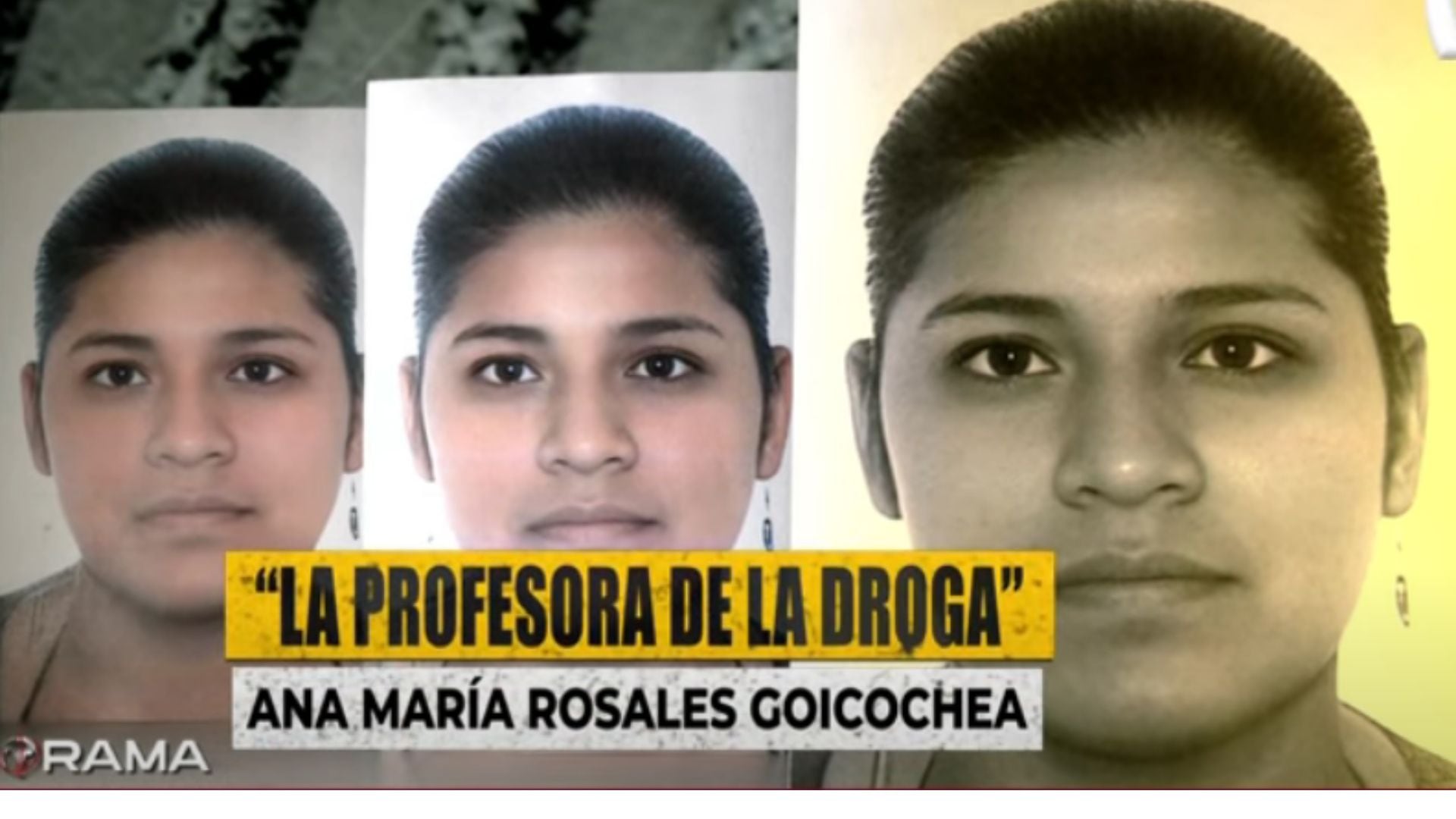 Ana María Rosales Goicochea, una mujer de 36 años conocida como “la profesora de la droga”, fue detenida por la Policía Antidrogas.