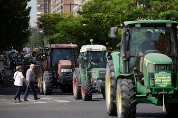 Los agricultores españoles han convocado