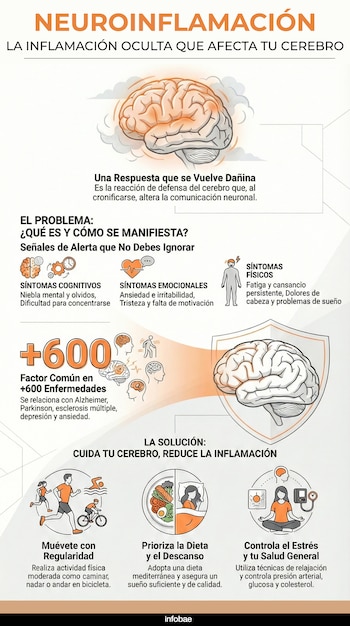 La neuroinflamación es el proceso