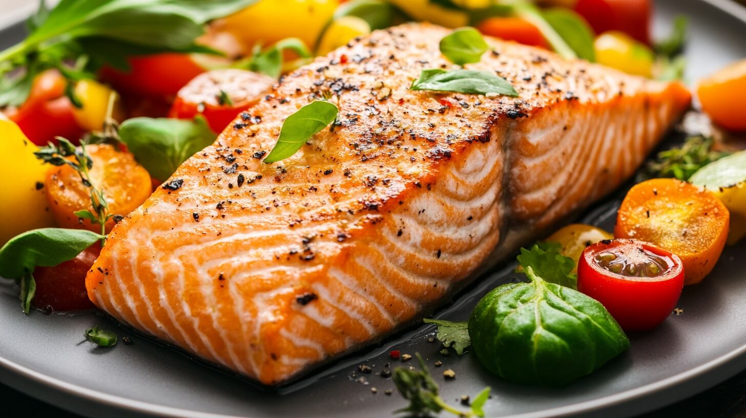 El salmón destaca por su alto contenido de omega-3, vitamina D y selenio, esenciales para la salud cardiovascular y cerebral (Imagen Ilustrativa Infobae)