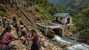 Historia de una central eléctrica insólita en Guatemala: la construyeron a mano, piedra por piedra