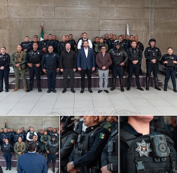 El presidente municipal de Tijuana informó que 400 cámaras fueron dadas a policías para mejorar su labor Foto: Facebook