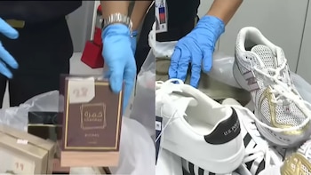 Celulares de alta gama, perfumes