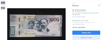 La pieza se venden en