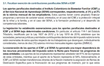 La reforma tributaria restringe la exoneración de aportes patronales a salud, Sena e Icbf para salarios que superen dos mínimos - crédito Ministerio de Hacienda