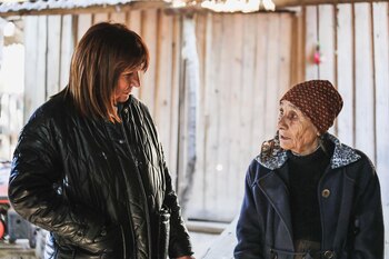 Bullrich con la abuela de