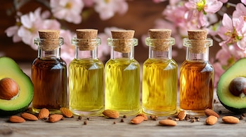 Aceites naturales utilizados en rutinas