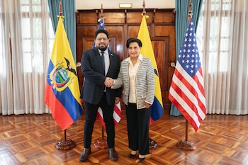 La Canciller Gabriela Sommerfeld y