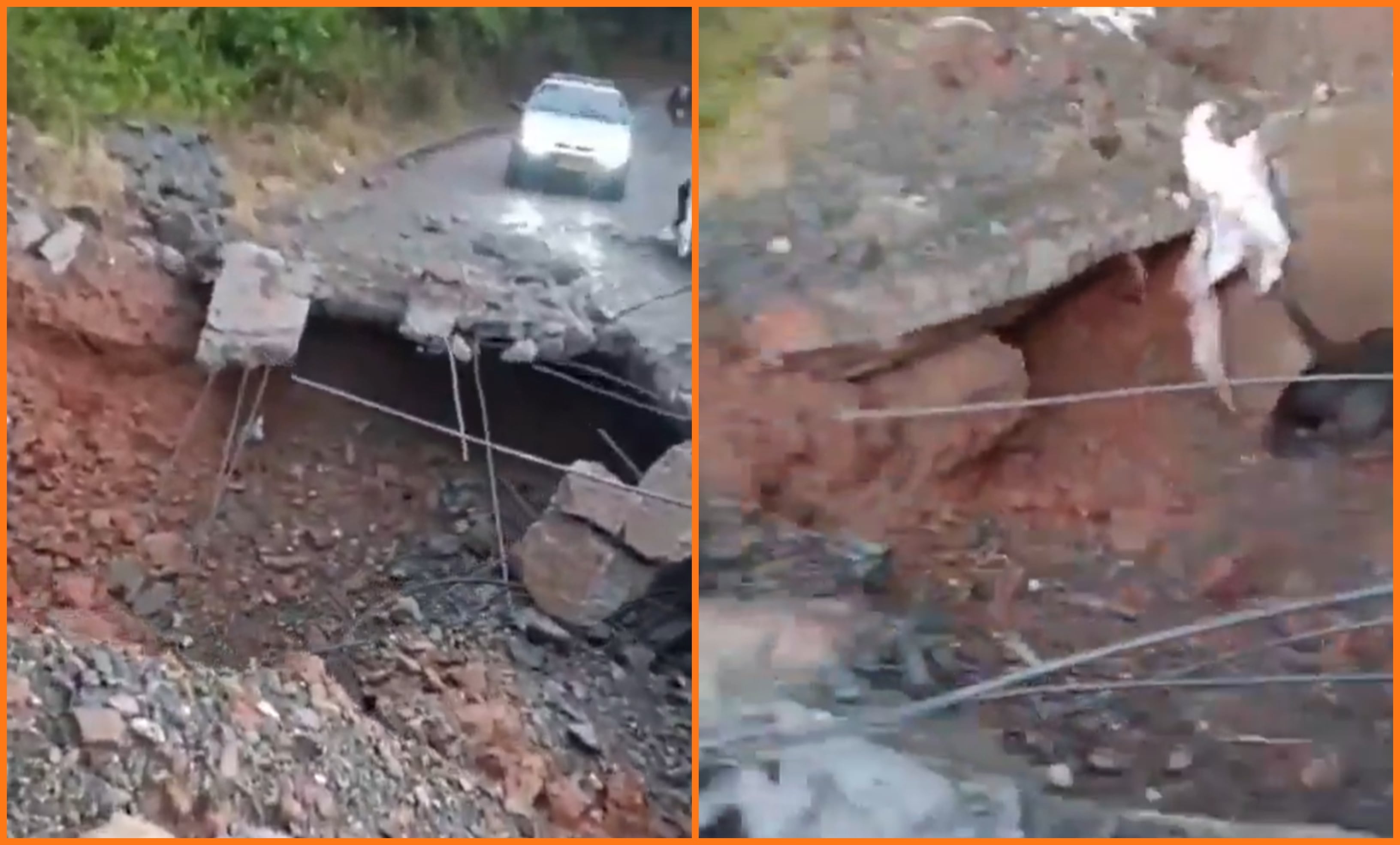 Una descarga eléctrica habría activado un artefacto explosivo que reposaba en una vía terciaria de la vereda El Amparo, en el municipio de Suárez, Cauca- crédito X (- crédito X)