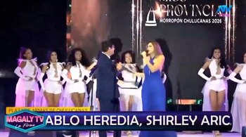 Milett Figueroa recibe duras críticas luego de equivocarse en la elección de la reina del Miss Morropón. Captura: Magaly TV La Firme.