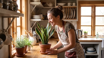 La planta que neutraliza el olor a cocina y que resiste el calor y la grasa
