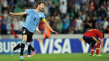 Gastón Silva fue capitán de Uruguay U20. - Crédito: AUF
