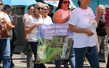 Peregrinos nacionales y extranjeros llegan a Cartago para participar en una tradición con casi 400 años de historia que combina religión, cultura e identidad nacional. Crédito: Basílica Nuestra Señora de Los Ángeles