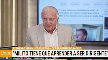 Fernando Marín cruzó a Diego Milito: “Como jugador fue un diez, todavía tiene que aprender a ser dirigente”