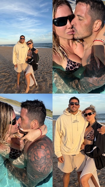 Wanda Nara subió cuatro fotos