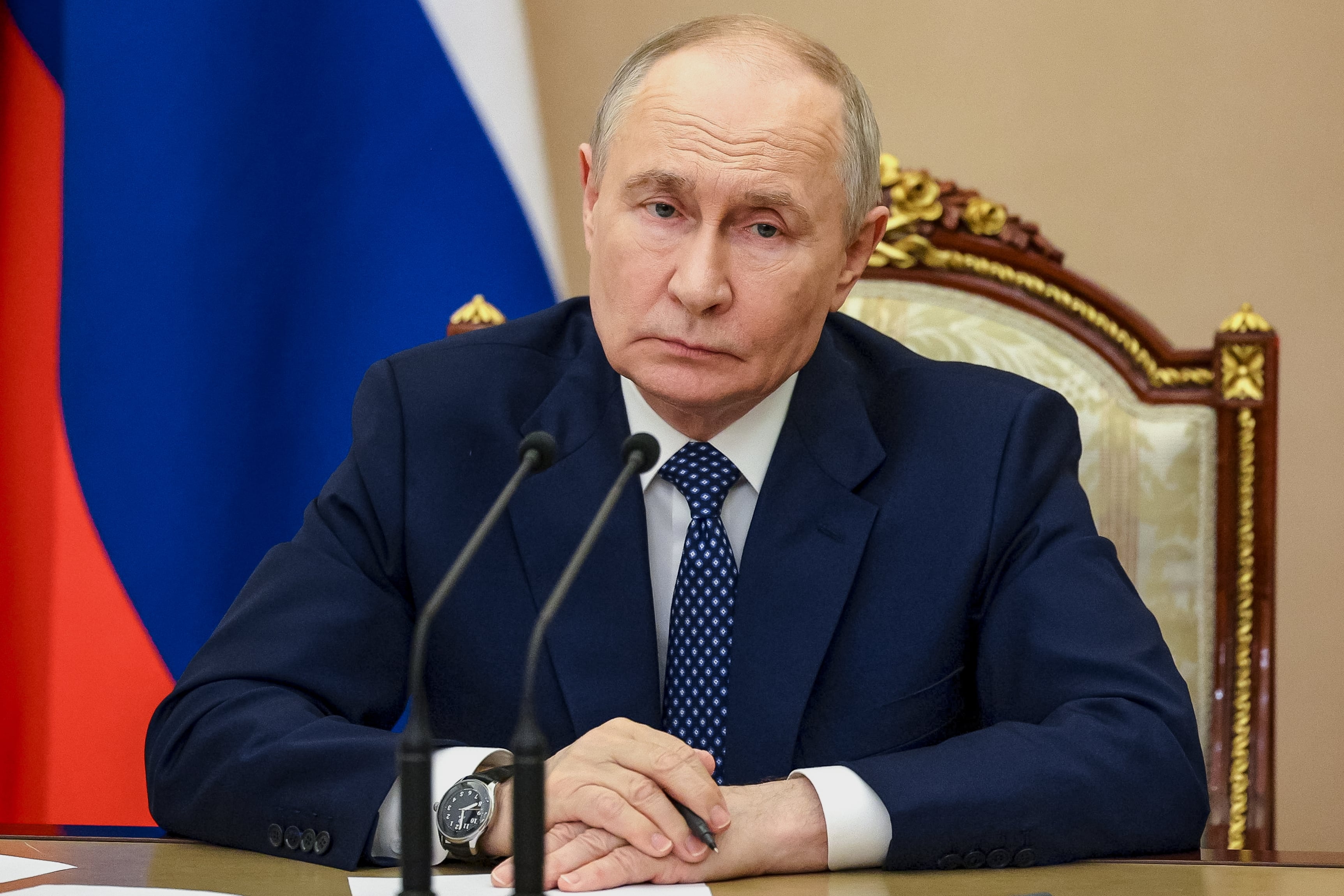 El líder ruso, Vladimir Putin (AP)