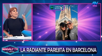Magaly critica a Alejandra Baigorria por fotos con Said Palao tras rumores de infidelidadCaptura: Magaly TV La Firme.