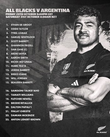 La alineación de los All