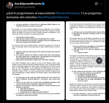 Ana Bejarano - crédito @AnaBejaranoRG/X
