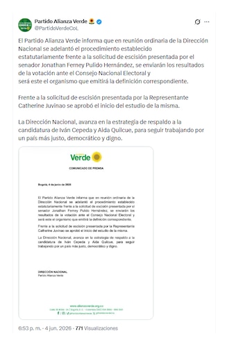 Partido Alianza Verde - Jota Pe Hernández - Cathy Juvinao