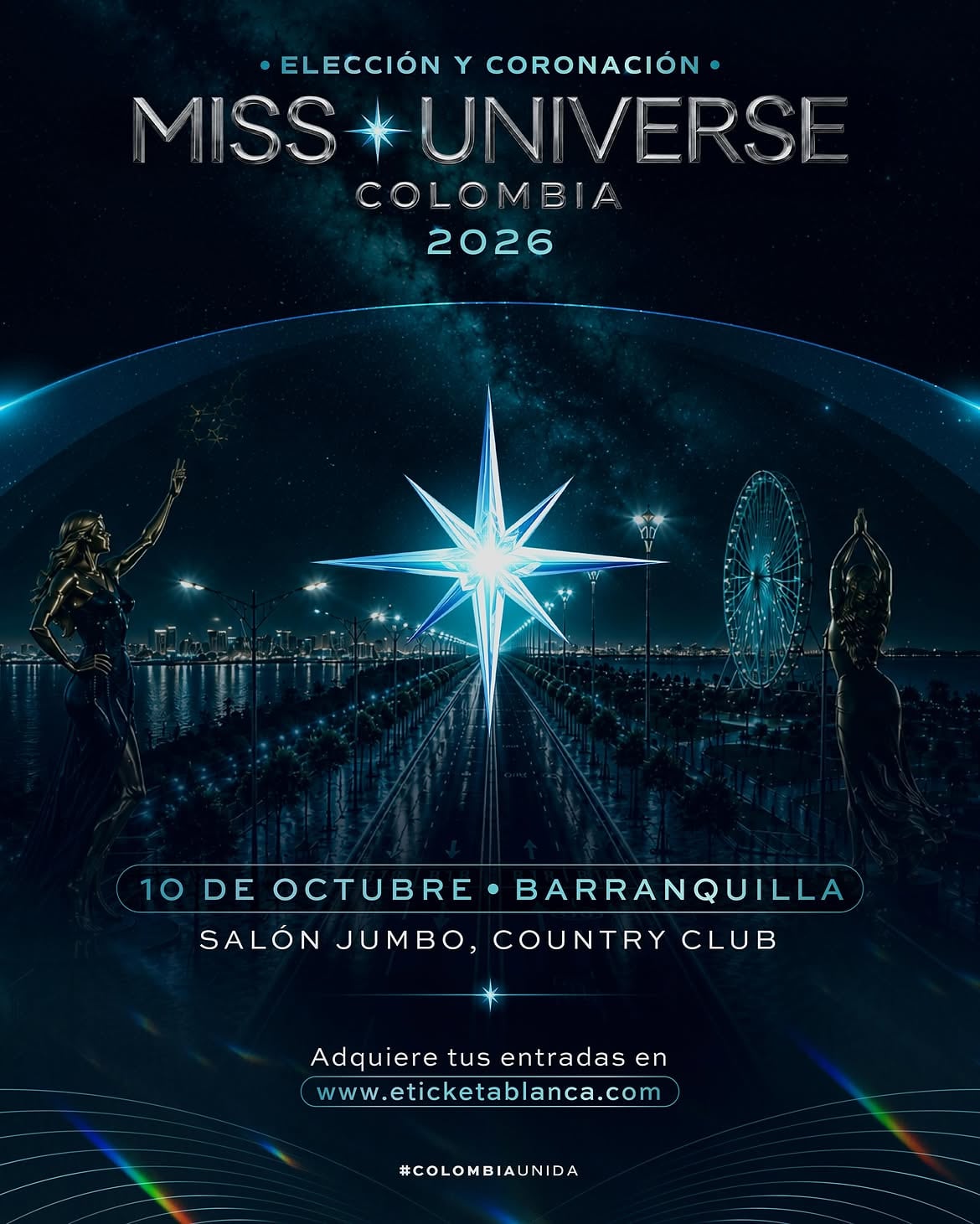 La organización eligió de manera directa a las candidatas departamentales ante el cronograma breve antes de la celebración de Miss Universo en Puerto Rico, en noviembre próximo - crédito @missuniversecolombiaoficial/Instagram