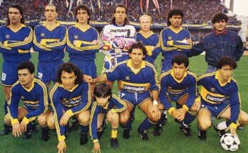 La formación de Boca Juniors campeón en 1991