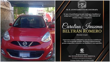 El ataque contra Carolina Beltrán fue realizado por hombres armados este 3 de septiembre. Crédito: Redes Sociales