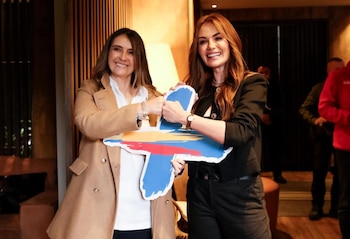 Paloma Valencia y Sara Uribe