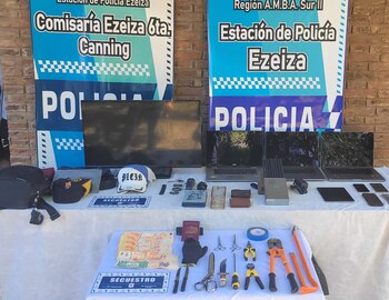 Los elementos secuestrados en la