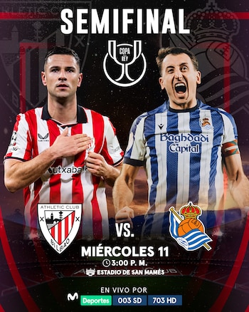 Movistar Deportes transmitirá Athletic Bilbao y Real Sociedad