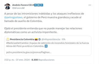 Andrés Forero habla de la