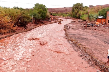 Los desbordes de ríos también
