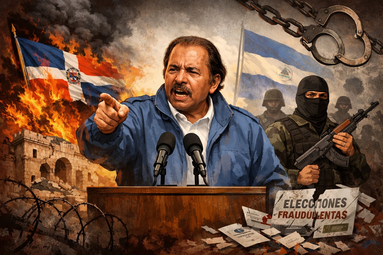 “Servidumbres vergonzosas”: El régimen de Daniel Ortega arremete contra República Dominicana tras condena electoral