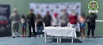 Los presuntos criminales fueron dejados