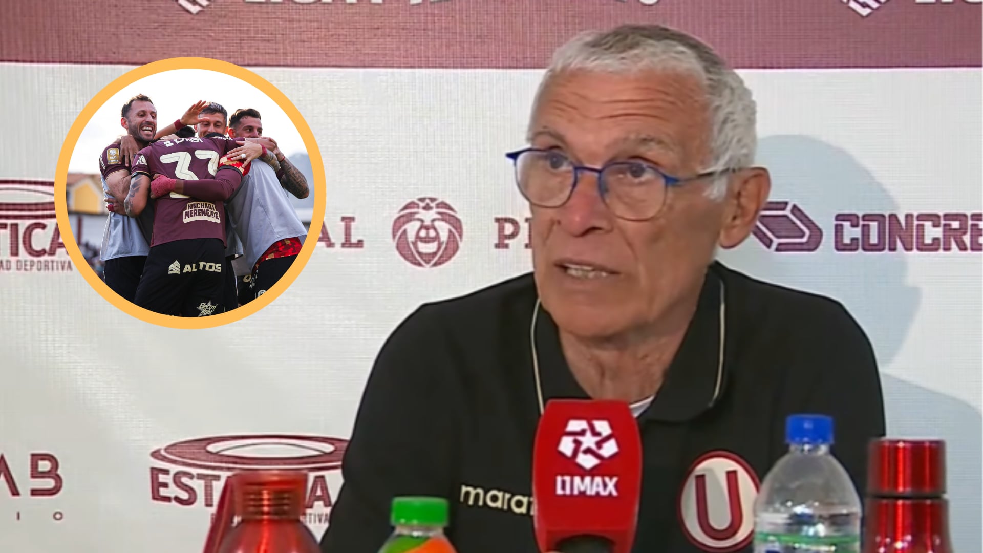 Héctor Cúper reveló el fuerte descargo al plantel de Universitario en el descanso para la remontada ante UTC: “No lo entendí”