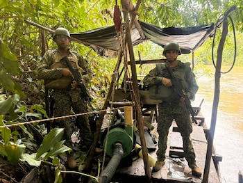 Las autoridades confiscaron combustible ACPM,