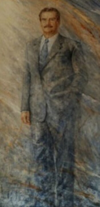 La pintura de Fox es