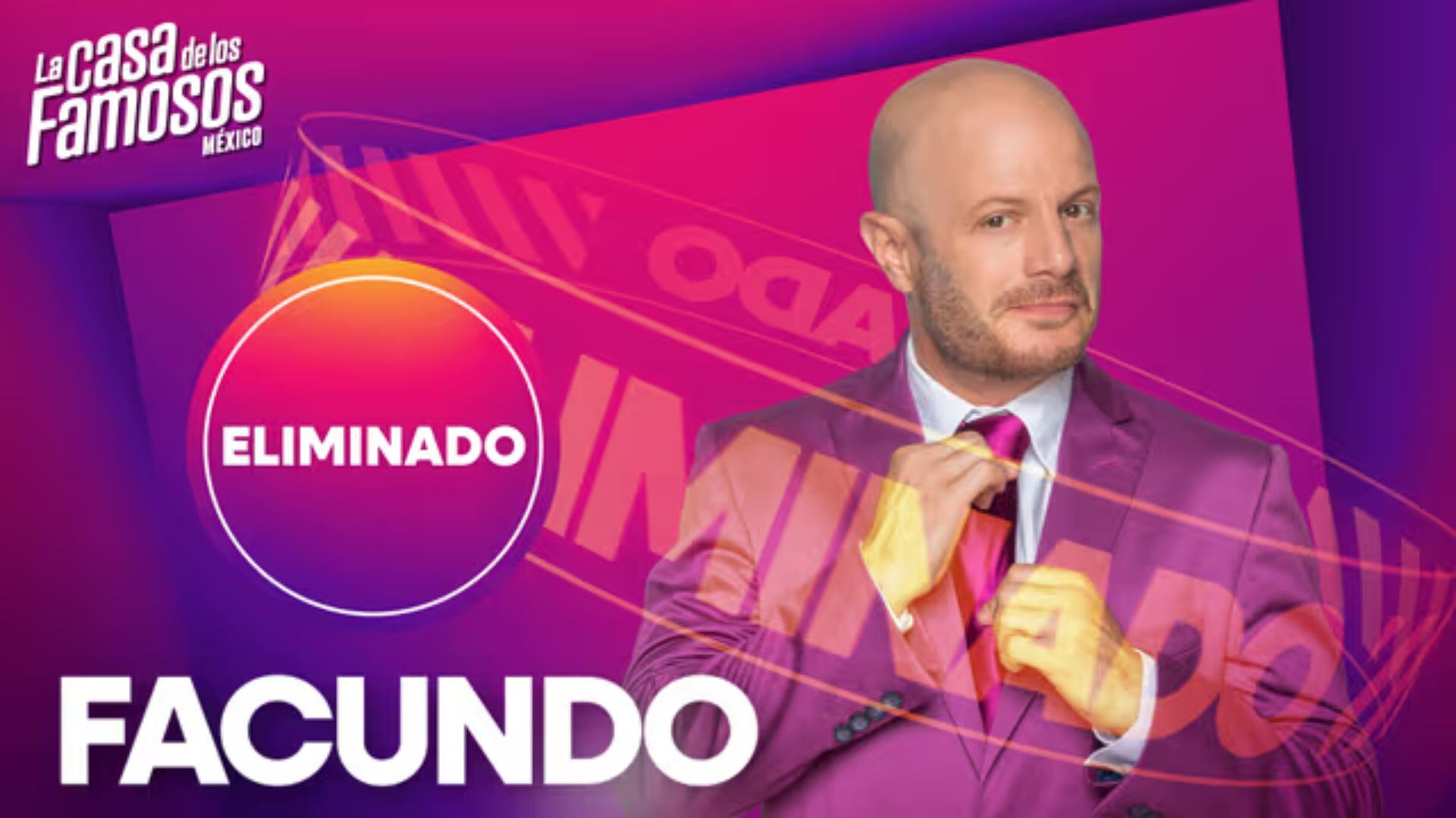 Facundo, el sexto eliminado de La Casa de los Famosos México. (La Casa de los Famosos México)