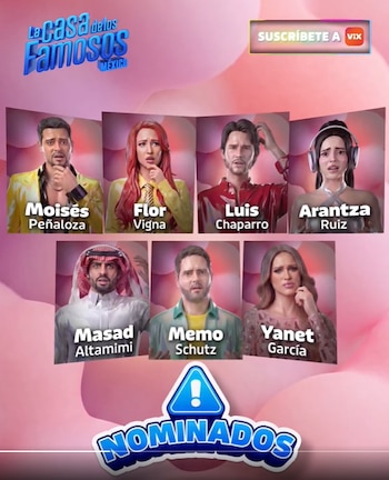 El único habitante con más nominaciones es el comentarista deportivo.