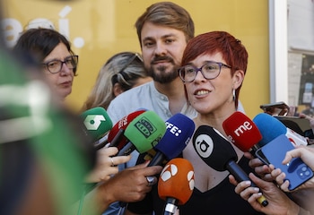 09/06/2023 La secretaria general de Més y coportavoz de Compromís, Agueda Micó, ofrece una rueda de prensa del acuerdo con Sumar para concurrir juntos el 23-J, en la Sede de Compromís, a 9 de junio de 2023, en Valencia, Comunidad Valenciana (España).
POLITICA
Rober Solsona - Europa Press