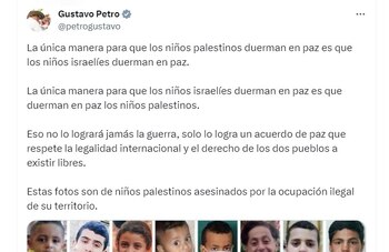 En una de sus publicaciones,