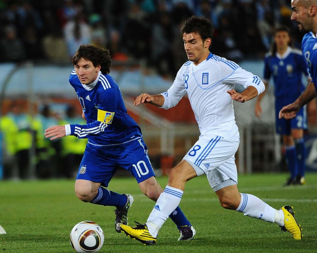 La alternativa de Argentina en el Mundial 2010, completamente azul (AFP)