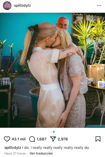 Dylan Meyer compartió dos fotos