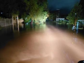 Fuerte temporal en Corrientes