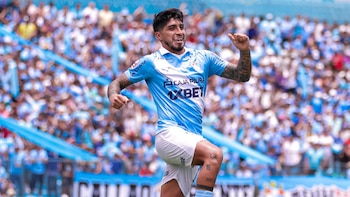 Luis Iberico tras marcar su doblete en la victoria de Sporting Cristal : “Estoy recuperado y tratando de aportar a mi equipo”
