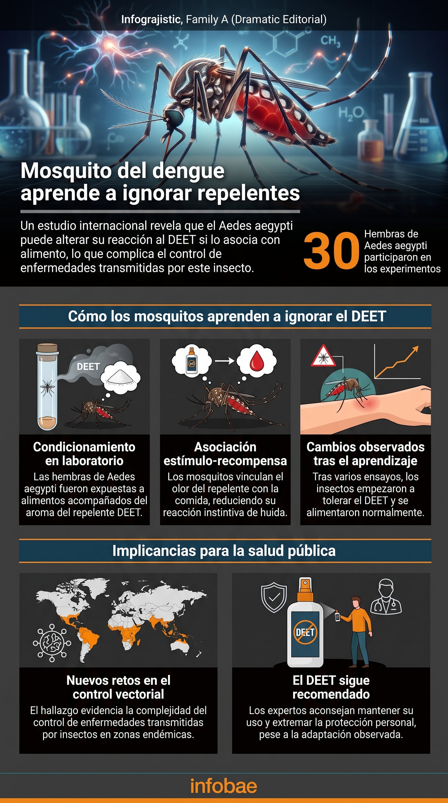 Investigadores de Francia y Estados Unidos aplicaron condicionamiento inverso tipo Pávlov con sangre o azúcar y observaron cambios conductuales tras ensayos repetidos durante meses (Imagen Ilustrativa Infobae)