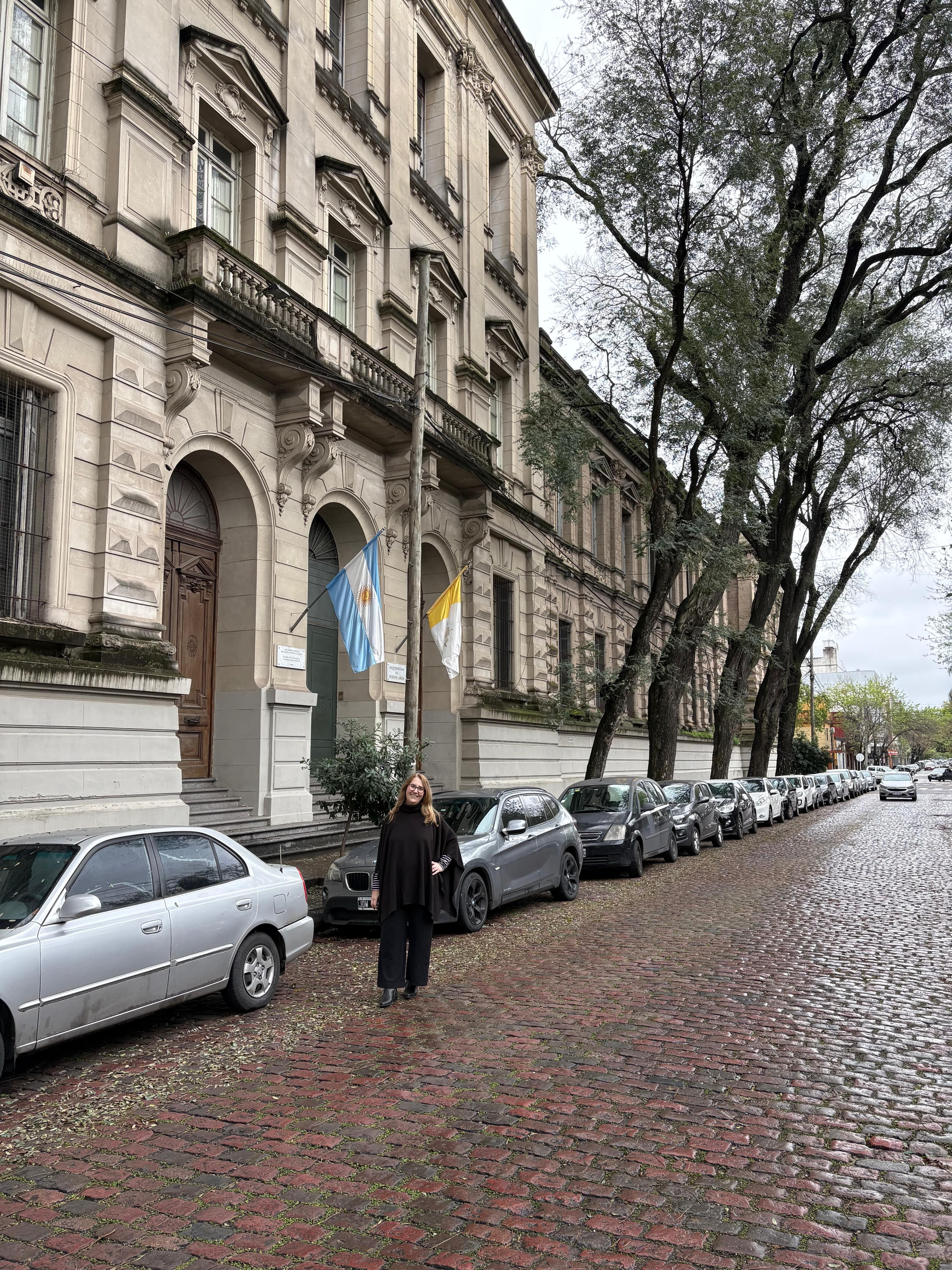 Esta semana Nora Kviatkovski visitó la Facultad de Filosofía y Teología de la UCA en Villa Devoto, donde se formó